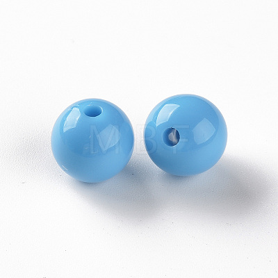 Opaque Acrylic Beads MACR-S370-C12mm-8-1