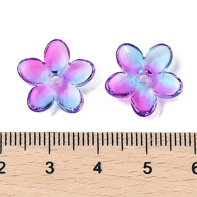 Transparent Spray Paint Glass Beads GLAA-Z011-07K-1