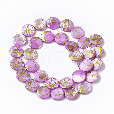 Drawbench Freshwater Shell Beads Strands X-SHEL-T014-012E-1