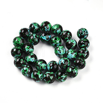 Synthetic Turquoise Beads Strands TURQ-T004-08A-12-1