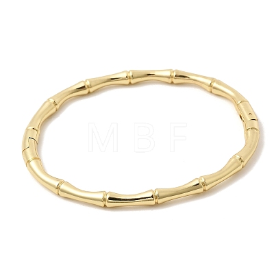 Bamboo Brass Hinged Bangles for Women BJEW-H639-05B-G-1