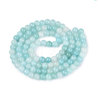 Baking Paint Crackle Glass Beads Strands GLAA-Q106-03A-15-1