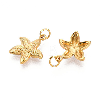 304 Stainless Steel Charms STAS-N115-07G-1