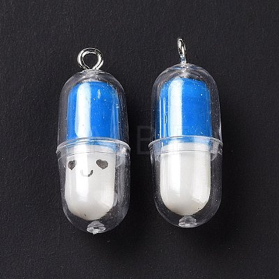 Translucent Plastic Pendants X-KY-L006-29F-1