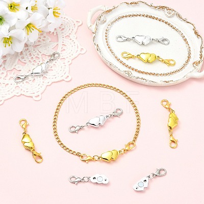 10Pcs 2 Colors Alloy Magnetic Clasps FIND-CJZ0001-011-1