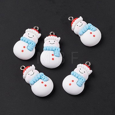 Christmas Theme Opaque Resin Pendants LS-FIND-E025-12-1