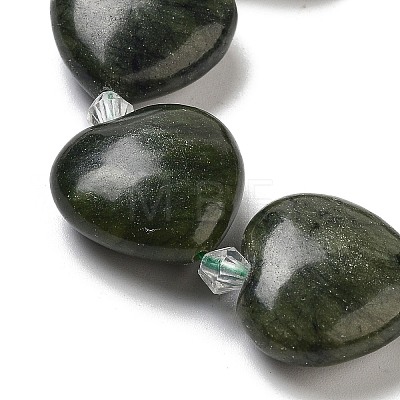 Natural Chinese Jade Beads Strands G-C150-A11-01-1