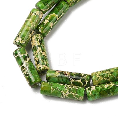 Dyed Natural Imperial Jasper Beads Strands G-H087-H01-01B-1