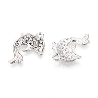 Alloy & Crystal Rhinestone Pendants PALLOY-T095-11P-1