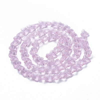 Transparent Glass Beads GLAA-Q066-10mm-B17-1