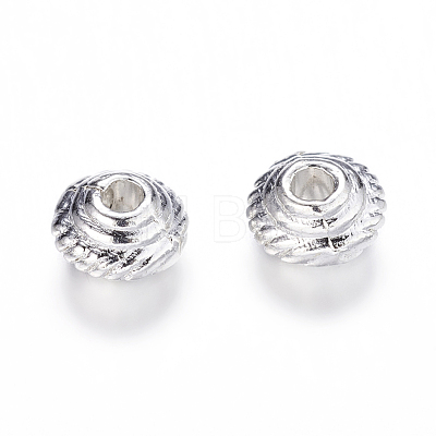 Tibetan Silver Color Plated Spacer Beads K0NJX022-1