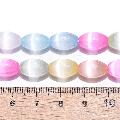 Dyed Natural Selenite Beads Strands G-T138-233M-1