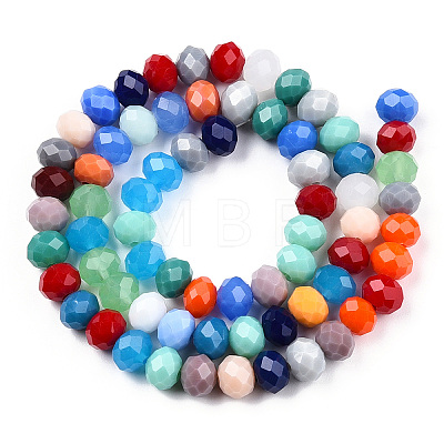 Glass Beads Strands GLAA-S019-01F-1