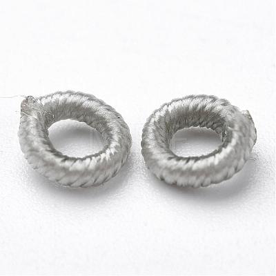 Polyester Weave Beads WOVE-N003-M-1