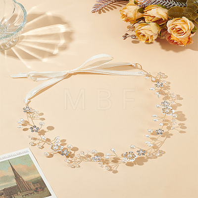 1Pc Polyester Headband AJEW-LP0002-21G-1