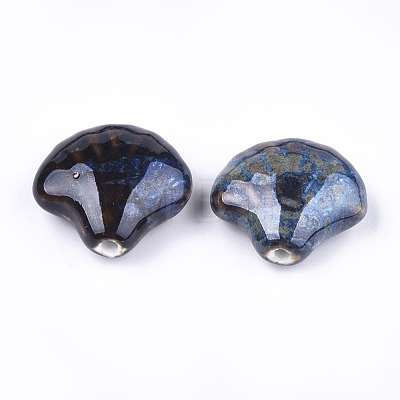 Handmade Porcelain Beads X-PORC-S498-36A-1
