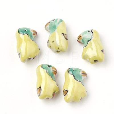 Handmade Porcelain Beads X-PORC-Q258-01-1