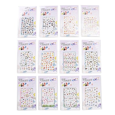 Foil Transfer Autumn Nail Art Sticker MRMJ-T078-235-M-1