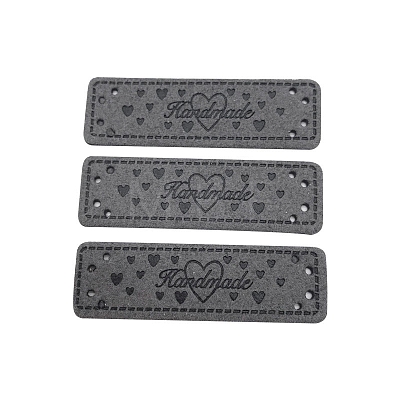 Heart Printed PU Leather Small Label PW-WG7D637-05-1