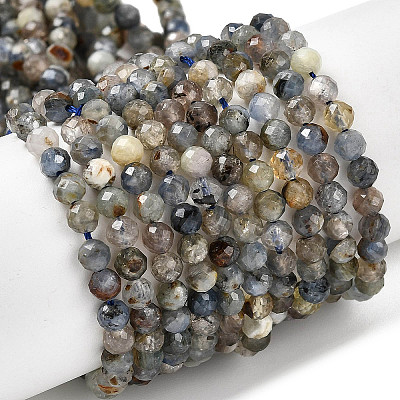 Natural Kyanite Beads Strands G-K366-C04-4mm-1