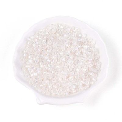 Transparent Spray Painted Glass Beads LS-EGLA-N018-4mm-12-1