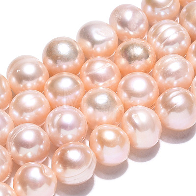 Natural Cultured Freshwater Pearl Beads Strands PEAR-N013-10C-1