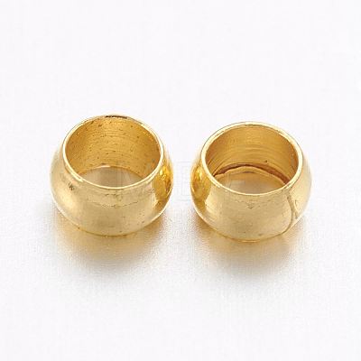 Brass Crimp Beads LS-X-KK-L022-G-1