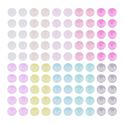 150G 10 Colors Drawbench Style Glass Seed Beads SEED-TA0001-68-1