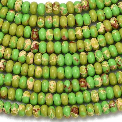 Synthetic Imperial Jasper Beads Strands G-L635-A09-4x2mm-04-1