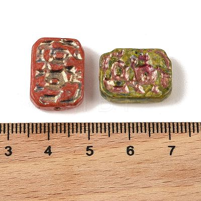 Baking Paint Glass Beads DGLA-G004-02C-1