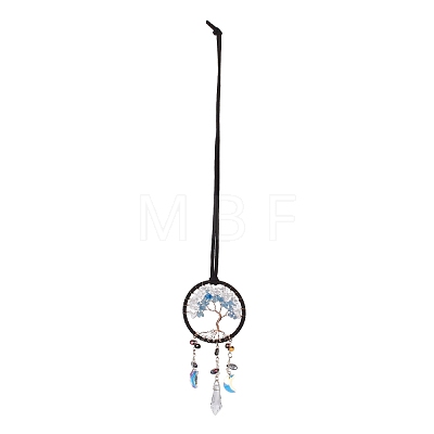 Iron Hanging Suncatchers AJEW-B017-27-1