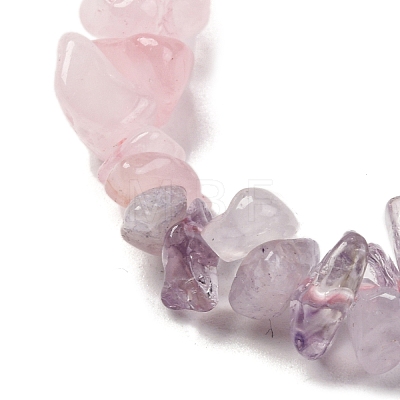 Natural Quartz Crystal & Rose Quartz & Amethyst Beads Strands G-L610-A08-A01-1