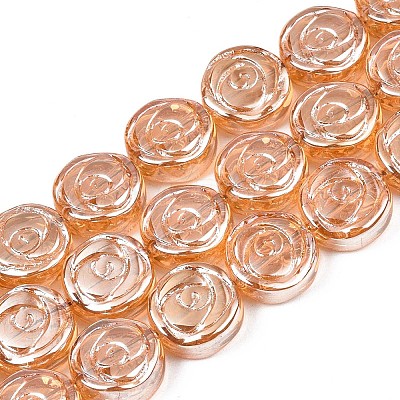 Electroplate Glass Beads Strand LS-EGLA-S188-19-A02-1