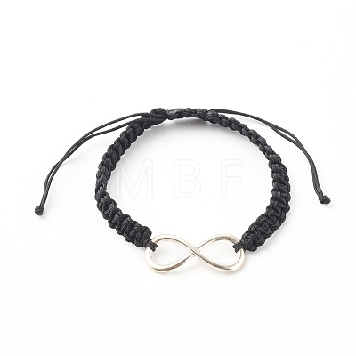 Adjustable Nylon Cord Braided Bead Bracelets Sets BJEW-JB06215-1