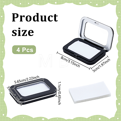 ABS Plastic Loose Diamond Storage Boxes with Visible Window Lid AJEW-WH0609-746A-02-1
