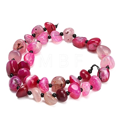 Natural Dragon Veins Agate Beads Strands GG-L001-I01-01B-1