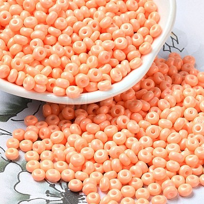 Baking Paint Glass Seed Beads SEED-B001-02A-16-1