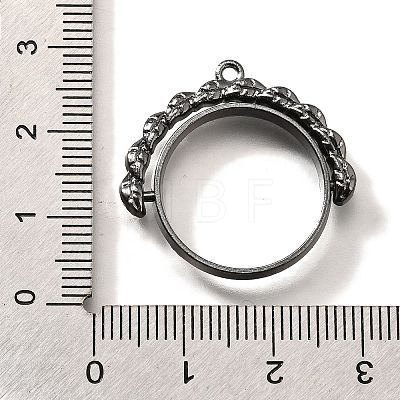 Alloy Open Back Bezel Pendants PALLOY-I223-17B-1