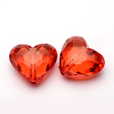Valentines Day Ideas for Her Transparent Acrylic Beads PL318Y-5-1