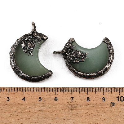 Natural Green Aventurine Pendants G-H359-05AS-01-1