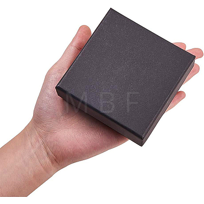 Kraft Paper Cardboard Jewelry Boxes CBOX-BC0001-17-1