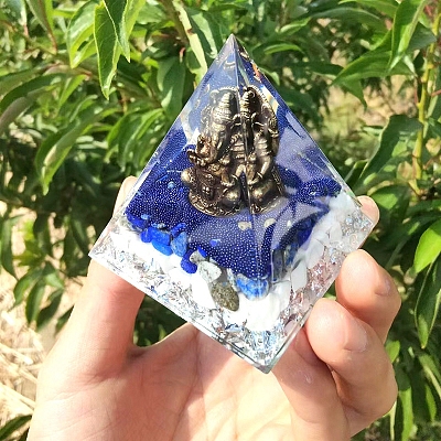 Orgonite Pyramid Resin Energy Generators PW-WG7310A-01-1