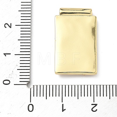 Brass Pave Natural White Shell Religion Rectangle Pendants KK-Q068-32B-G-1