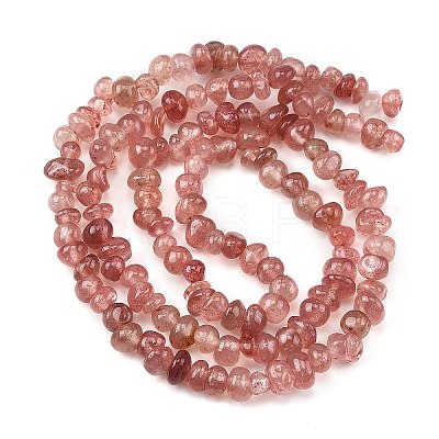 Natural Strawberry Quartz Beads Strands G-P622-B01-01-1
