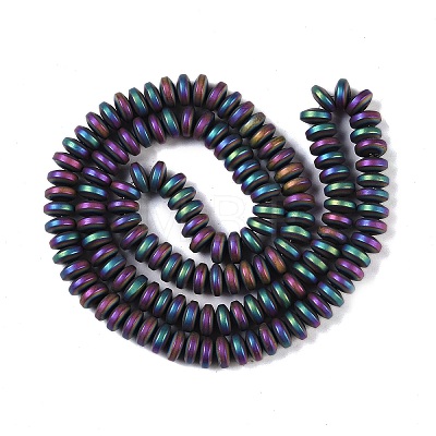 Electroplated Synthetic Non-magnetic Hematite Beads Strands G-E618-08E-1