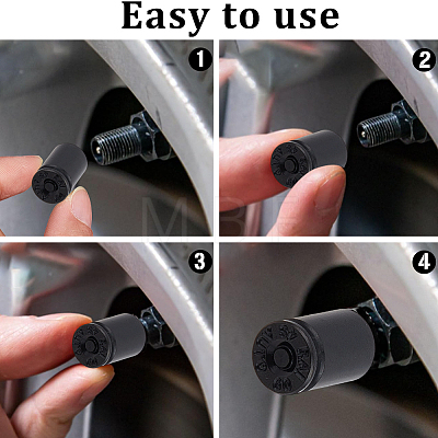 16Pcs 2 Colors Aluminum Alloy Tire Valve Caps AJEW-CN0008-01-1