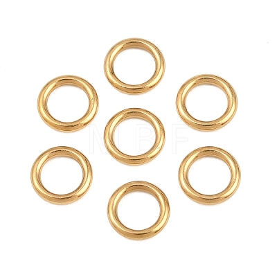 Ion Plating(IP) 304 Stainless Steel Closed Jump Rings STAS-G393-06G-06-1