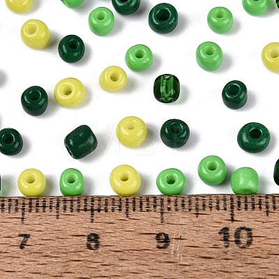 Opaque & Transparent Glass Seed Beads SEED-Q041-06D-1