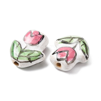 Handmade Porcelain Enamel Beads PORC-B006-02A-1