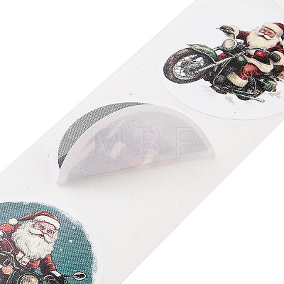 Christmas Round with Word Roll Stickers DIY-S045-01I-1